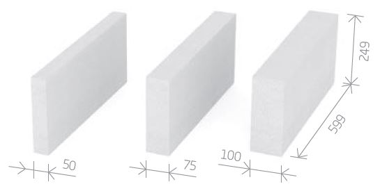 Porenbeton Planbauplatten von Solbet