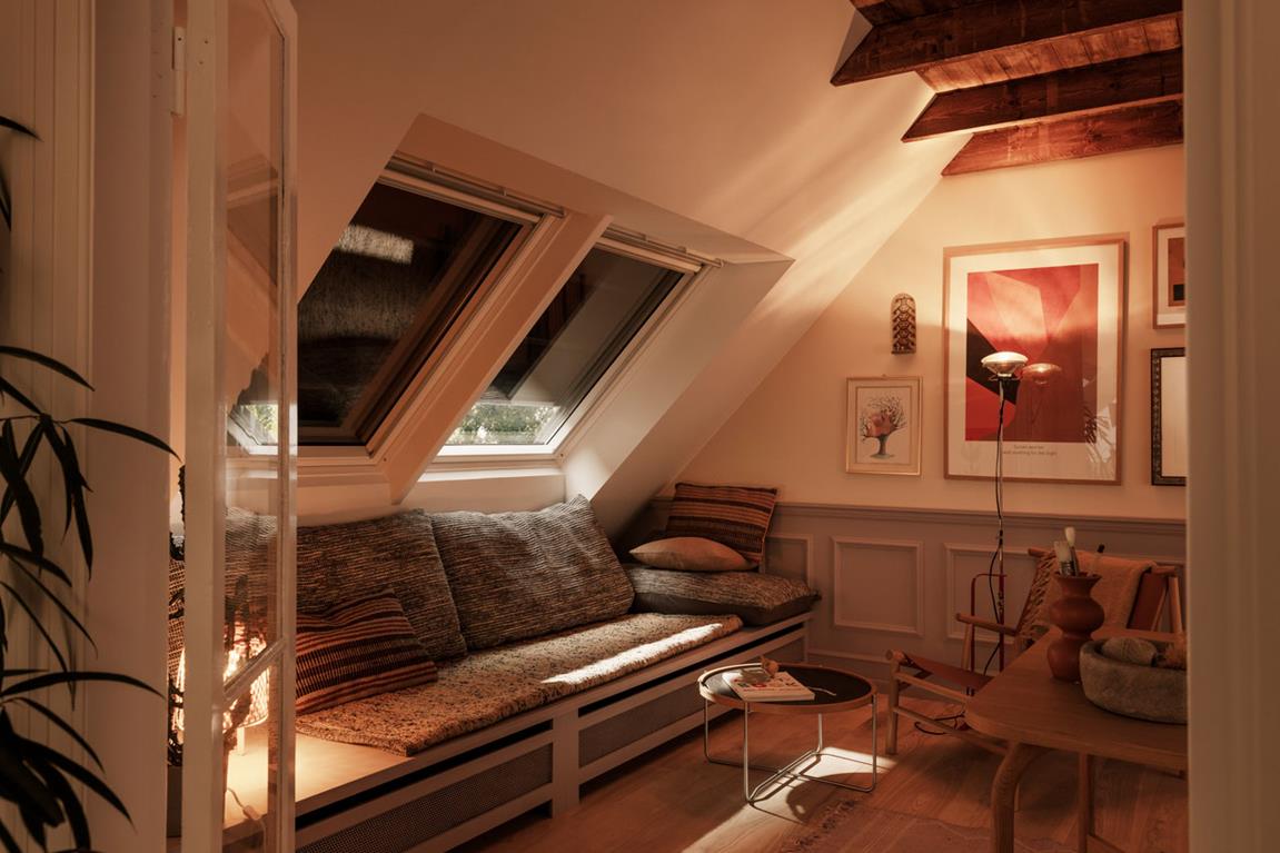 VELUX SSS shutter provides blackout for a better sleep