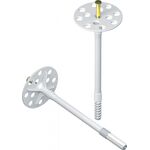 Dämmstoffhalter, Tellerdübel KI-10M mit Stahlnagel