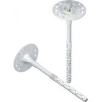 Dämmstoffhalter, Tellerdübel KI-10N mit Stahlnagel und längerer Spreizzone