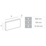 Stegu CALIFORNIA 02, Verblender aus Beton für innen und außen