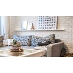 PARMA 01, gypsum brick tile with integrated joint