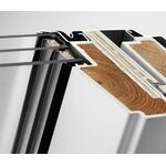 Dachfenster VELUX GLU-B 0061 | mit unterem Handgriff | 3-fach Verglasung | Kunstsoff