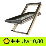 FAKRO FTT U6 | super energy saving pine roof window
