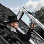 Roof access window VELUX GXL 2066 | ✓ White-painted ✓ triple glazed unit ✓ laminated inner pane