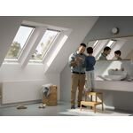 Dachfenster VELUX GLU-B 0061 | mit unterem Handgriff | 3-fach Verglasung | Kunstsoff