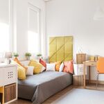 STEGU Gepolsterte Paneele | Melange Dreieck 30x30