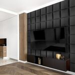 STEGU Gepolsterte Paneele | Melange Quadrat 30x30