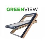FAKRO Dachfenster FTP-V U41 APMX | GreenView | 3-fach Verglasung | Holz
