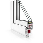 Fenster aus Kunststoff VEKA V82, 7-Kammern