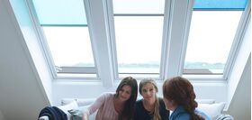 VELUX RFL » Sichtschutzrollo mit Führungsschienen für VELUX Dachfenster