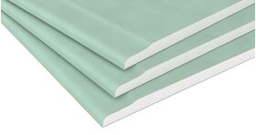 Plasterboard fire-resistant and waterproof GKFI 12.5 x 1200 x 2600 mm