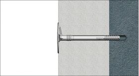 Insulation fixing KI-10 with plastic pin