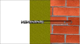 Insulation fixing KI-10N with metal pin and long expansion zone