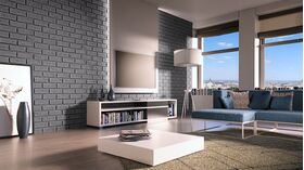 stegu BOSTON GREY, Ziegelriemchen aus Beton mit integrierte Fuge