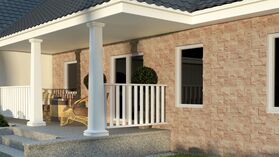 Ecke ROMA 1 : Karton = 7 Ecken a 16cm Höhe