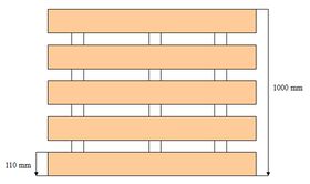Calcium silicate block pallet 800x1000mm