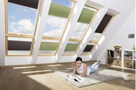 FAKRO APF | blackout pleated blind for FAKRO roof windows ✓ OptiLight ✓ ARON ✓ ARTENS
