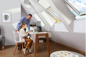 FAKRO FTU-V U4 | triple glazed, polyurethane finished roof window