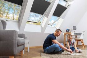 FAKRO FTU-V U4 | triple glazed, polyurethane finished roof window