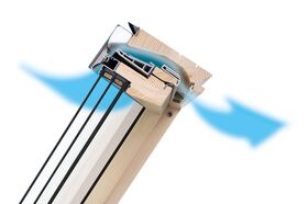 FAKRO Roof Window FPP-V MAX  U41 APMX | GreenView | Triple Glazing | Wooden