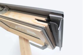 RoofLITE+ SLIM PINE | wooden, pivot, 2-glass roof window