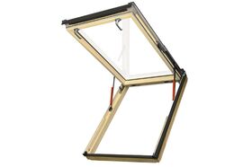 Dachfenster FAKRO FEP P2 : Panoramafenster aus Holz mit VSG