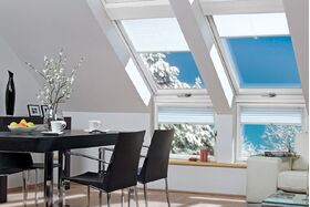 FAKRO APS | pleated blind for FAKRO roof windows ✓ OptiLight ✓ ARON ✓ ARTENS