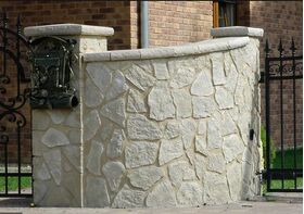 JURA 1, Innen und außen Dekorationsstein