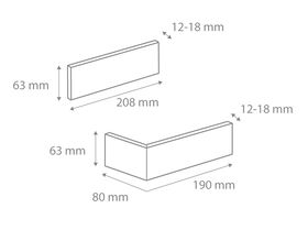 stegu CAMBRIDGE 2, Ziegelriemchen aus Beton für außen