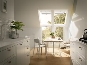 VELUX roof window GNU 0064 | top-hung/pivoting | triple glazing | PVC
