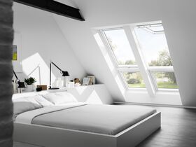 VELUX roof window GNU 0064 | top-hung/pivoting | triple glazing | PVC