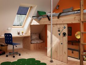 VELUX GZL 1051 | wooden, 2-glass pivot roof window