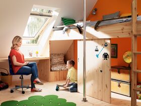 VELUX GZL 1051 | wooden, 2-glass pivot roof window