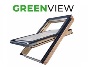 FAKRO Dachfenster FTP-V U41 APMX | GreenView | 3-fach Verglasung | Holz