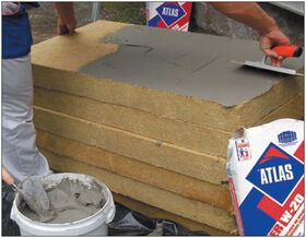 WDVS Klebe- und Armierungsmörtel ATLAS ROKER U für Mineralwolle