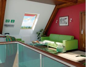 FAKRO Dachfenster FEP P2 - Möglichkeit von breiter Palette an Innenzubehör