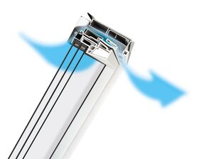 FAKRO Dachfenster PTP-V U41 ABMX | GreenView | 3-fach Verglasung | PVC