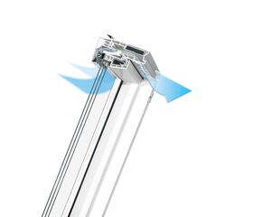 OptiLight ENERGIE | PVC roof window with triple glazing