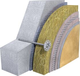 Insulation fixing KI-10N with metal pin and long expansion zone