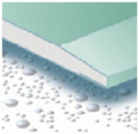 Plasterboard impregnated GKBI 12.5 x 1200 x 2600 mm