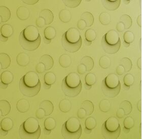 Gips panel CIRCLES (48x48 cm)