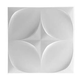 3D Wandpaneele aus Gips POLARIS (72x72 cm)