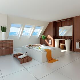 FAKRO PTP-V U4 | PVC roof window with triple glazing and air inlet