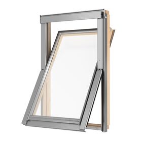 RoofLITE+ SLIM PINE | wooden, pivot, 2-glass roof window