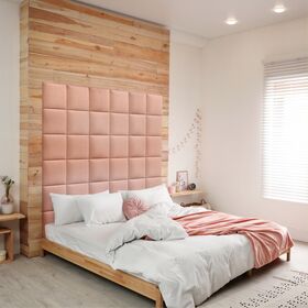 STEGU Upholstered wall panel | Melange square 30x30