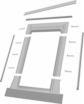Flashing Optilight TZ for tiled coverings (up to 45mm)