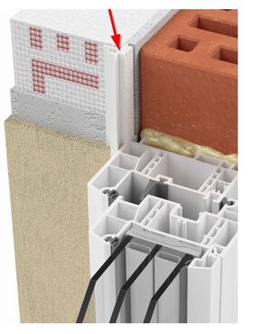 Window's batten PVC 9/3mm with net and gasket