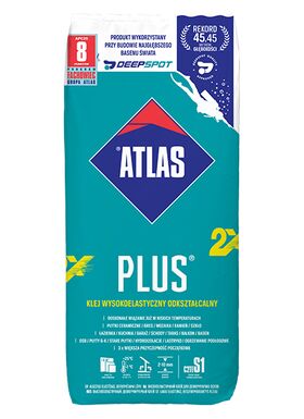 Atlas PLUS | tile adhesive with increased flexibility and adhesion (C2TES1, 2-10 mm)