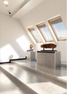 FAKRO FTU-V U4 | triple glazed, polyurethane finished roof window